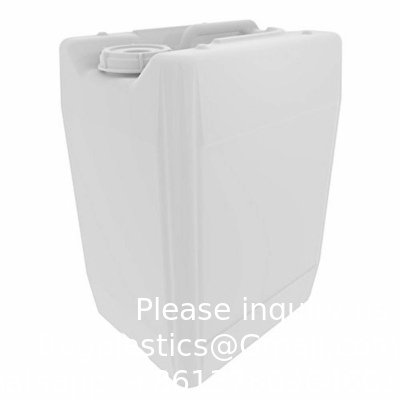 Tight Head Containers for Shipping, Transport, Storage, and Waste; 20L (5 Gallon), HDPE, 70mm Cap, UN 3H1, 1/EA