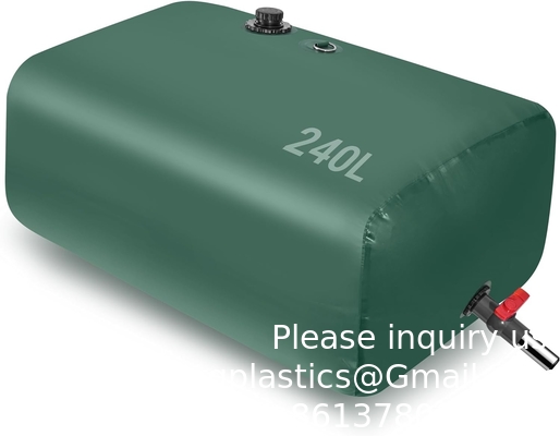 Emergency Water Storage Bladders - Large Capacity Soft Water Bag, Foldable Bladder Tank for Drought Resistant
