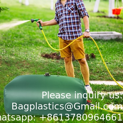 Emergency Water Storage Bladders - Large Capacity Soft Water Bag, Foldable Bladder Tank for Drought Resistant