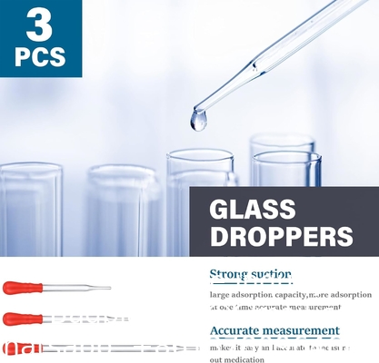 Lab Glassware Include 4 Graduated Cylinder Set, 4 Glass Beaker Set, 3 Glass Dropper, 4 Stirring Rod, 5 Measuring Cups