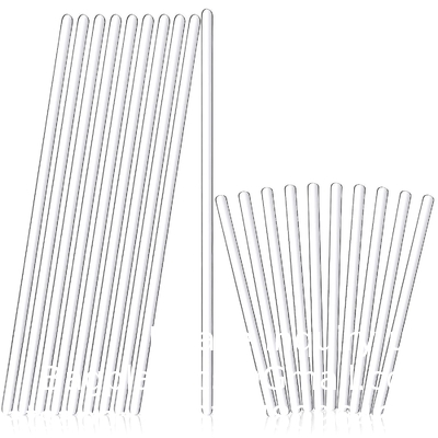 Lab Medical Science Glass Stick 12&quot; Length Stir Rod Glass Stirring Rods Stir Stick With Both Round Ends