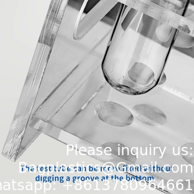 Science 12Pcs 25x200mm(80ml) Glass Test Tubes With Cork Stoppers|1 Rack Of Acrylic Material