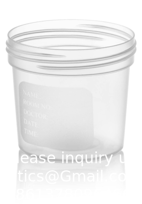 Supply Specimen Cups with Lids-Leak Proof Lid- High Quality Latex Free Polypropylene Plastic- Non-Sterile- 25 4oz