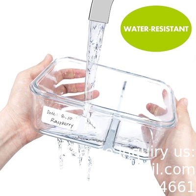 1000 Blank Removable Freezer Labels Water Oil Resistant with Perforation Line for Containers Jars Pantry Organizati