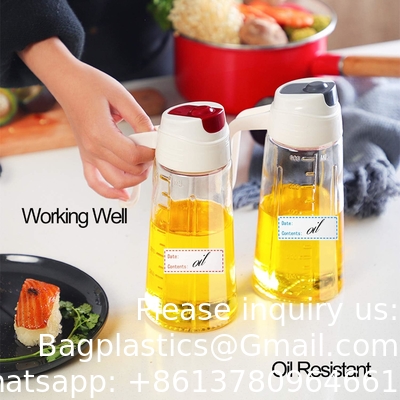Removable Food Storage Self-Adhesive Sticker 1 X 3 Inch Refrigerator Freezer Storage Classification Labels