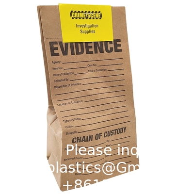 Crime Scene Red Evidence Box Sealing Tape Evidence Box Sealing Tape Packaged In An Evidence Bag