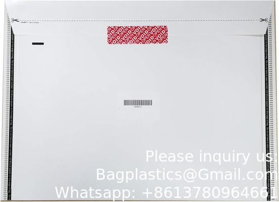 Transfer Tamper Evident Security Warranty Void Stickers/Labels/Seals (Red, 1 X 3.35 Inches, Serial Numbers)
