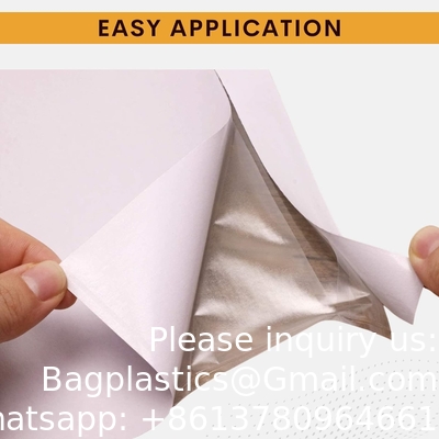 100 Pack 7&quot;x10&quot; Shipping Label Sleeves - Packing Slip Envelope Pouches with Self-Adhesive Peel &amp; Seal