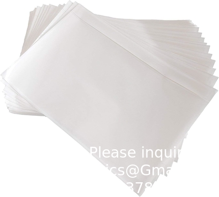 Product 7.5&quot; X 5.5&quot; Clear Adhesive Top Loading Packing List / Shipping Label Envelopes (200 Pack)
