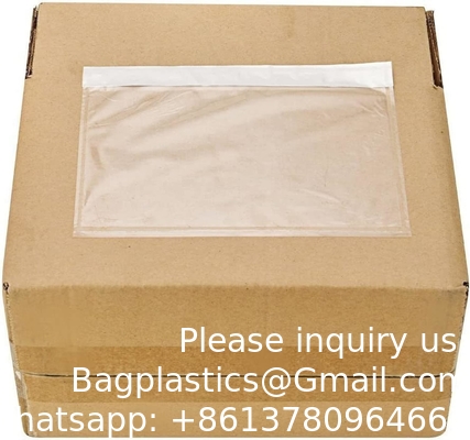 Product 7.5&quot; X 5.5&quot; Clear Adhesive Top Loading Packing List / Shipping Label Envelopes (200 Pack)