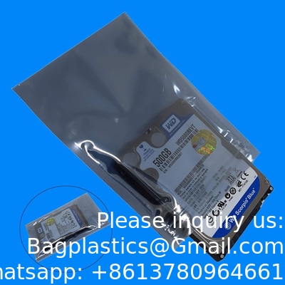 Anti-Static Resealable Bags, 5.9 X 7.9 Inches Plastic Static Free Bag For Motherboard SSD HDD Computer Electronic