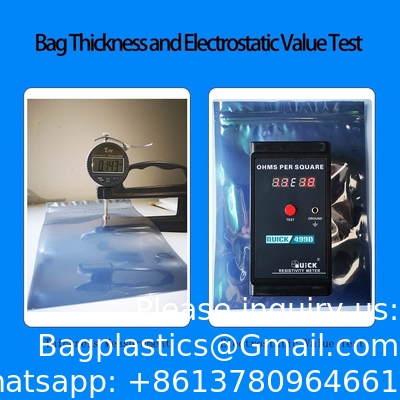 Anti-Static Resealable Bags, 5.9 X 7.9 Inches Plastic Static Free Bag For Motherboard SSD HDD Computer Electronic