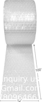 Bubble Roll 24 Wide X 175 Ft Small Bubbles 3/16 Perforated Every 12, Clear Perforated Bubble Cushioning Wrap