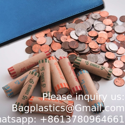 Zipper Security Bank Deposit Bag, Clear Window &amp; 14 Insert Cards Cash Bag, Utility Pouch, Assorted 7 Colors