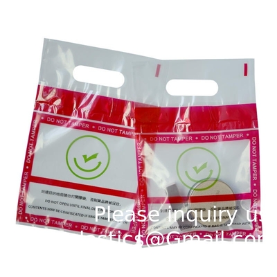 Custom Logo Size ICAO Manufacturer Tamper Proof Evidence Bags Security Sealed Shopping Steb Duty Free