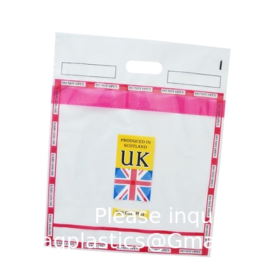Custom Logo Size ICAO Manufacturer Tamper Proof Evidence Bags Security Sealed Shopping Steb Duty Free