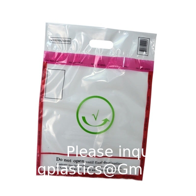 Custom Logo Size ICAO Manufacturer Tamper Proof Evidence Bags Security Sealed Shopping Steb Duty Free