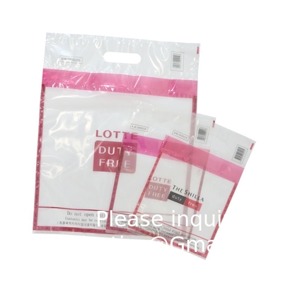 Custom Logo Size ICAO Manufacturer Tamper Proof Evidence Bags Security Sealed Shopping Steb Duty Free