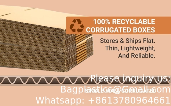 Shipping Boxes Large 24&quot;L X 16&quot;W X 12&quot;H, 10-Pack | Corrugated Cardboard Box For Packing, Moving And Storage