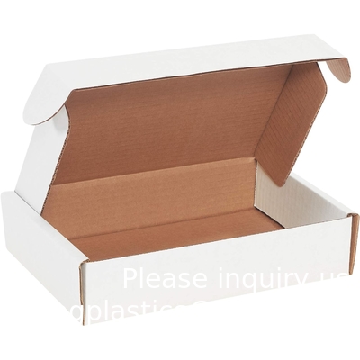 Kraft Corrugated Corrugated Cardboard Mailing Boxes, 10&quot; x 4&quot; x 4&quot;, Pack of 50, Crush-Proof, For Shipping, Mailing