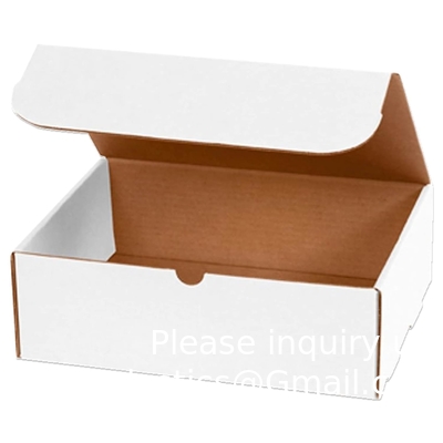 White Corrugated Cardboard Mailer Boxes, Medium Mailing Boxes For Packaging Small Business