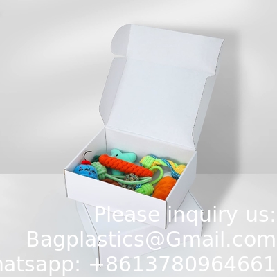 White Corrugated Cardboard Mailer Boxes, Medium Mailing Boxes For Packaging Small Business
