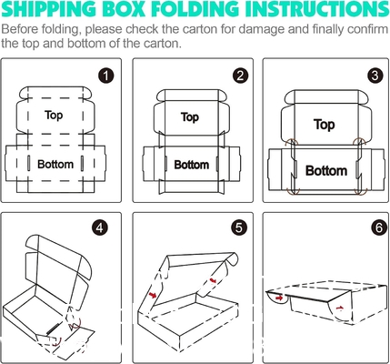 White Corrugated Cardboard Mailer Boxes, Medium Mailing Boxes For Packaging Small Business