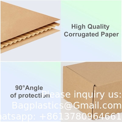 Brown Corrugated Cardboard Literature Mailer Box For Packaging, Mailing, Business Mailing Packing Literature Mailer