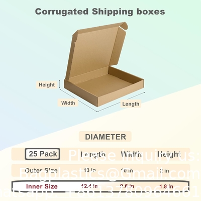 Brown Corrugated Cardboard Literature Mailer Box For Packaging, Mailing, Business Mailing Packing Literature Mailer