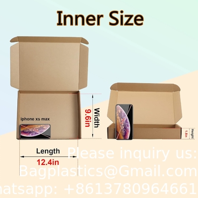 Brown Corrugated Cardboard Literature Mailer Box For Packaging, Mailing, Business Mailing Packing Literature Mailer