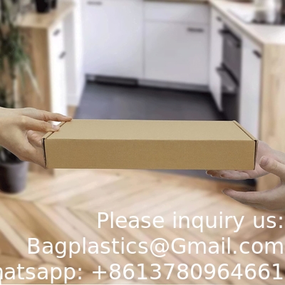 Brown Corrugated Cardboard Literature Mailer Box For Packaging, Mailing, Business Mailing Packing Literature Mailer