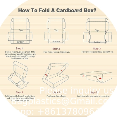 Brown Corrugated Cardboard Literature Mailer Box For Packaging, Mailing, Business Mailing Packing Literature Mailer