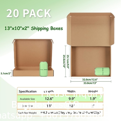 Brown Corrugated Cardboard Literature Mailer Box For Packaging, Mailing, Business Mailing Packing Literature Mailer