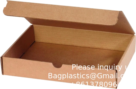 Shipping Boxes Set Of 20, Brown Corrugated Cardboard Literature Mailer Box For Packaging, Mailing, Business