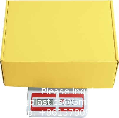 Yellow Shipping Boxes, Cardboard Gift Boxes With Lids For Wrapping Giving Women Men Presents, Corrugated Mailer