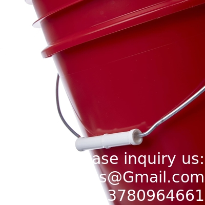 Bucket With Gamma Seal Lid, HDPE, Red Food Grade BPA Free 5 Gallon Bucket Pail Container With Gamma Seal Lid