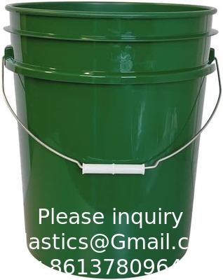 7 Gallon Black Food Grade Buckets + Gamma Seal Lids, BPA Free Container Storage, Durable HDPE Pails