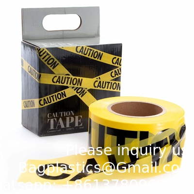 Caution, Police or Biohazard High Visibility Tape | 1000 Ft | Halloween Decoration Tape for Haunted Houses