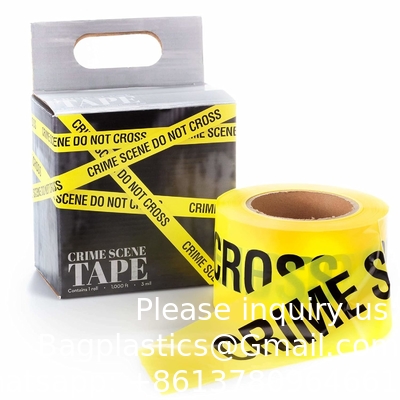 Caution, Police or Biohazard High Visibility Tape | 1000 Ft | Halloween Decoration Tape for Haunted Houses