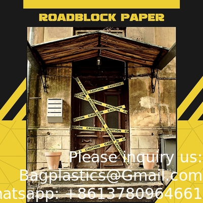 Caution, Police or Biohazard High Visibility Tape | 1000 Ft | Halloween Decoration Tape for Haunted Houses