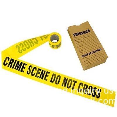 Biohazard Warning Tape with Black Imprint, Legend &quot;Biohazard - Peligro Biologico&quot; 55 yd. Length x 2&quot; Width