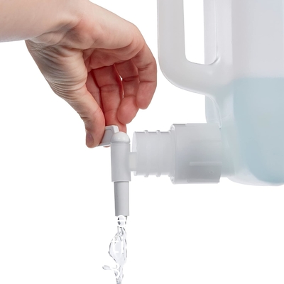 5 Gallon Plastic Dispenser Carboy with Spigot, HDPE, Natural Gallon Dispenser Replacement Faucet Replacement Cap