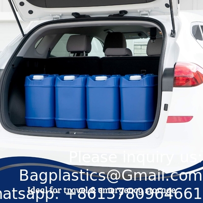 Stackable Water Storage Containers With Lids, Emergency Water Storage Kit Spigots And Water Preserver Bottles