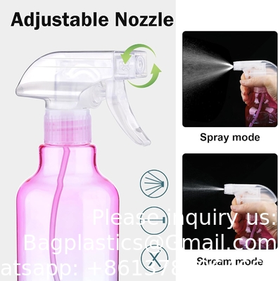 Colorful Plastic Spray Bottle For Hair Premium Leak-Proof Travel Bottles  UV Protection  BPA Free Multi Purpose