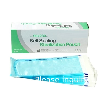 Medical Grade Self Sealing Dental Instruments Packaging Steam, ETO Self Seal Sterilization Pouch