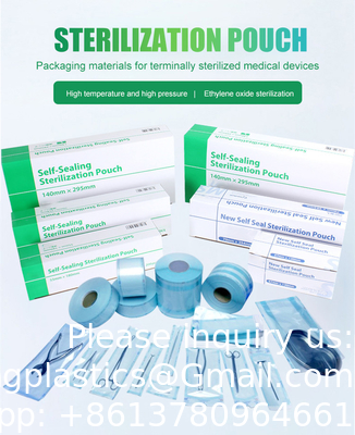 Autoclave Pouch Tubing Sterilization Pouches for Dentist Tools Dental Tattoo Nail Self Seal Sterilization Flat Reel