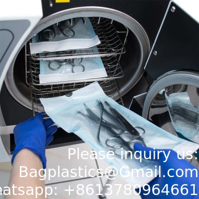 Medical Surgical Self Sealing Sterilization Packaging Pouch Medical Grade Dental Heat Self Sealing Sterile Pouch