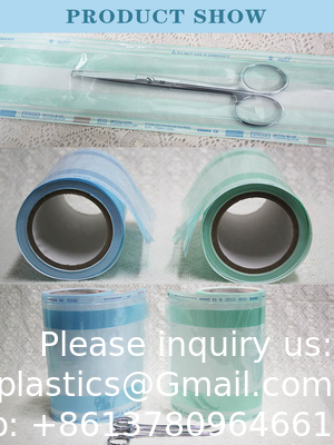 Heat sealing medical three-dimensional sterilization roll bag Packaging Hest Sealing Sterilization Roll Pouch Bags