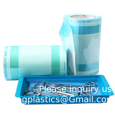 Heat sealing medical three-dimensional sterilization roll bag Packaging Hest Sealing Sterilization Roll Pouch Bags