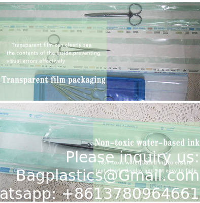 Heat sealing medical three-dimensional sterilization roll bag Packaging Hest Sealing Sterilization Roll Pouch Bags